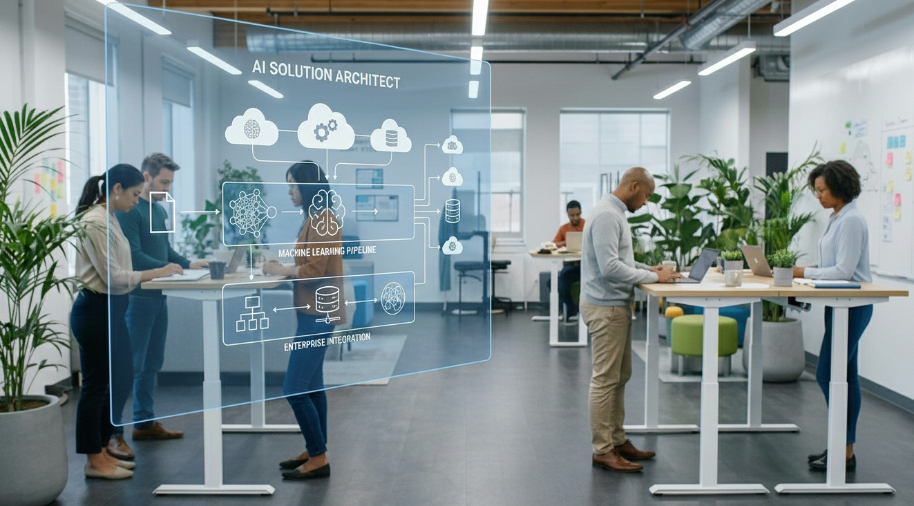 Aran Kazemi working on AI Architecture